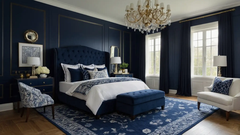 27 Stunning Navy Bedroom Ideas That Transform Your Space Into A Luxurious Retreat