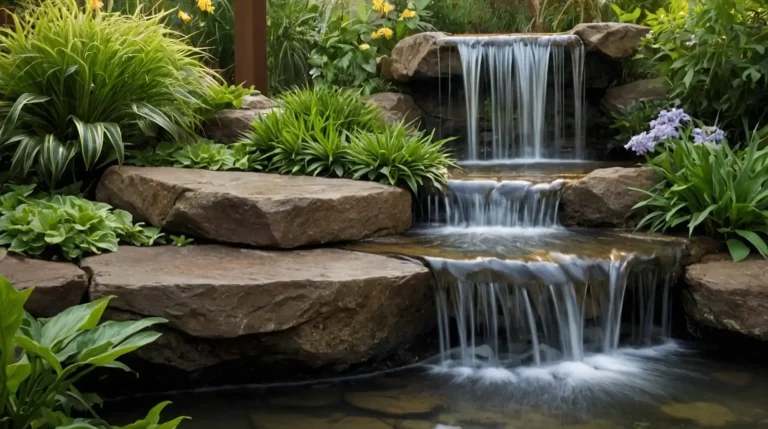 17 Enchanting Small Garden Waterfall Ideas to Transform Your Outdoor Space